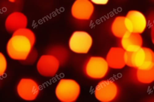 Preview: Nature Pattern- Light Bokeh Background. Celebratory Mood Magic Effect. Decorations Holiday- Design