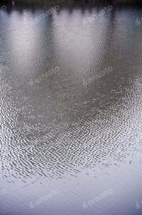 Preview: The texture of the water in the river under the influence of wind