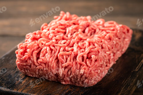 Preview: Fresh raw beef minced meat