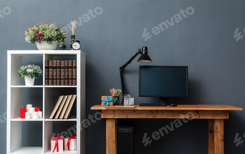 Preview: Workplace with computer