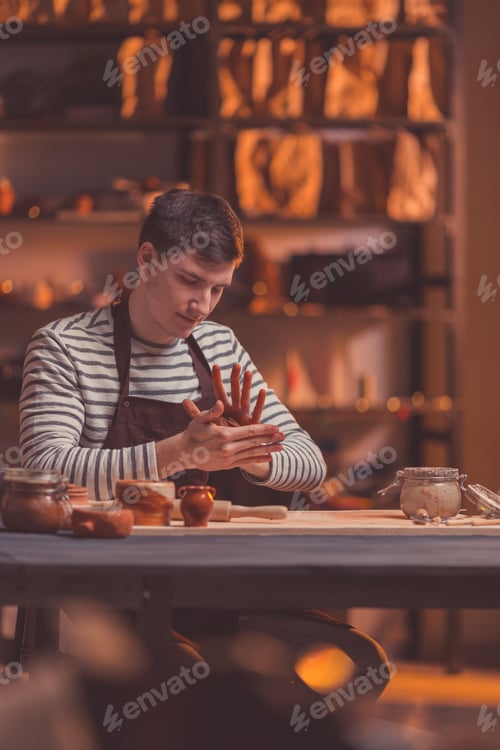 Preview: Young man at work