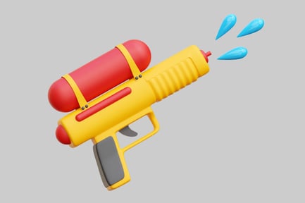 Preview: Colorful 3D Water Gun