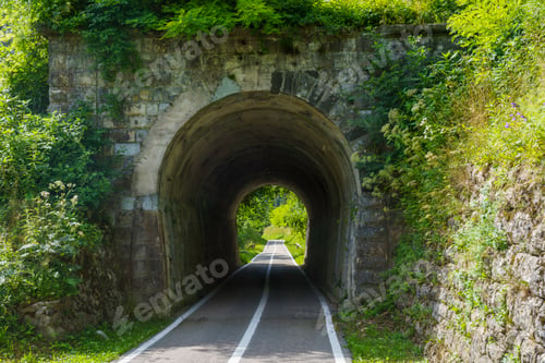 Preview: Mountain landscape at Pieve di Cadore, on the cycleway