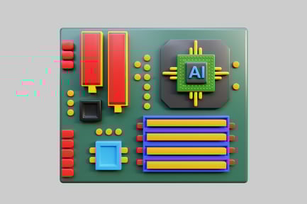 Preview: Abstract electronic circuit board