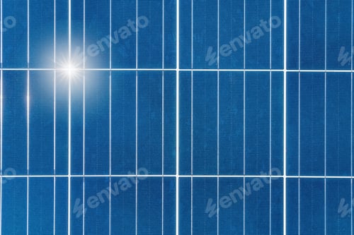 Preview: solar energy panel closeup