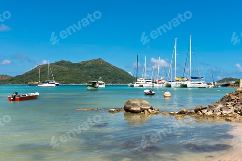 Preview: Yachts Marina at Praslin island Seychelles