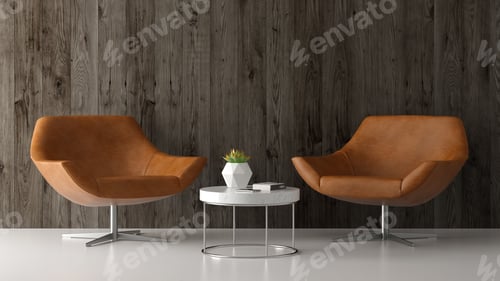 Preview: Two Chairs Arranged in a Minimalist Setting