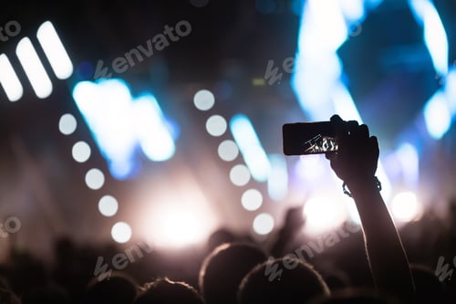 Preview: Picture of dancing crowd at music festival