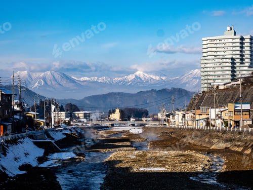 Preview: Yomase River in Yamanouchi, Nagano Prefecture, Japan