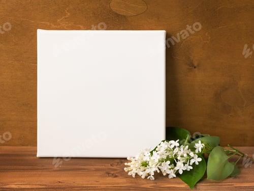 Preview: Blank canvas frame.