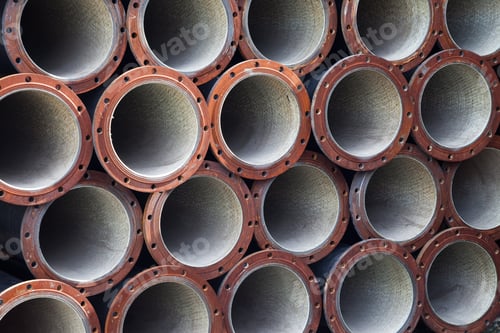 Preview: Industrial steel pipes background