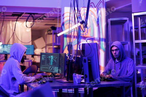 Preview: Hackers collaborating on coding virus