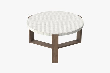 Preview: Mosaic Top Round Patio Coffee Table