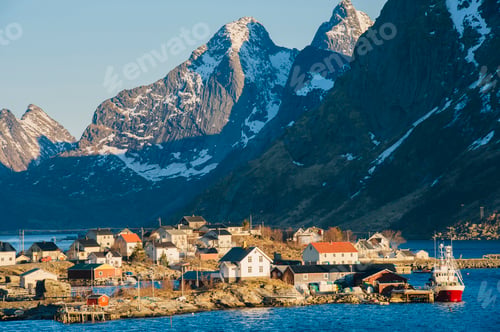 Preview: The fishing village of Reine, Lofoten, Norway