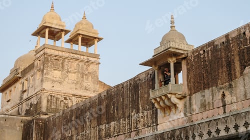 Preview: Majestic Amber Fort near Jaipur, Rajasthan, India during daylight