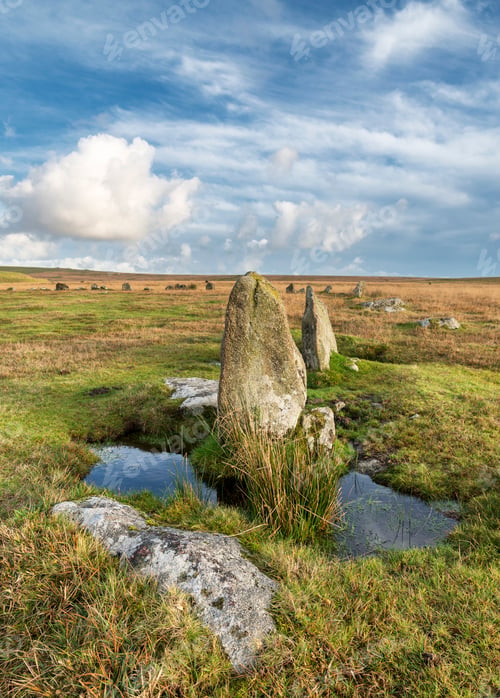 Preview: Stannon Stone Circle on Bodmin Moor in Cornwall