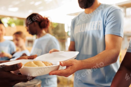 Preview: Free food served at a homeless shelter