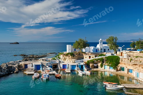 Preview: Mandrakia village in Milos island, Greece