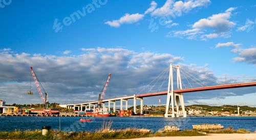 Preview: Bridge and Cranes, Figueira da Foz