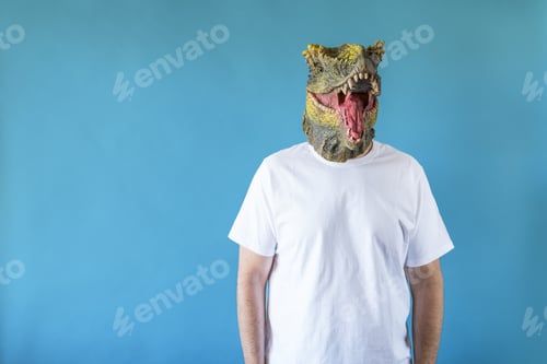 Preview: dinosaur-headed man