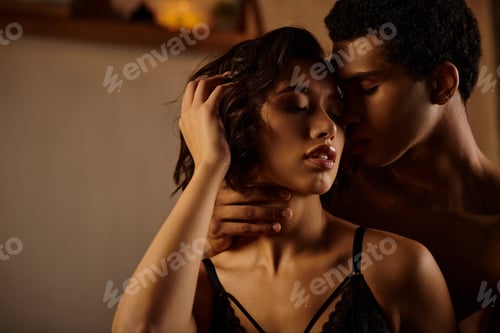 Preview: Intimate moment between couple on bed