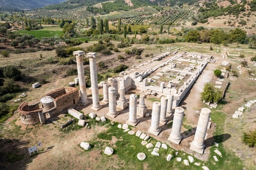 Preview: The Temple of Artemis. Sardes Ancient city. Manisa, Turkey. UNESCO World Heritage Tentative List.