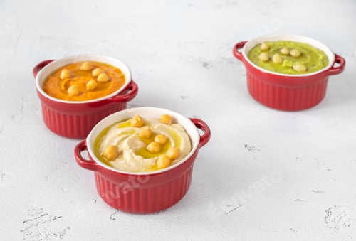 Preview: Assortment of hummus