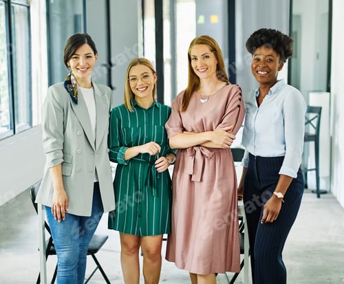 Preview: business team businesswoman woman female success meeting office teamwork