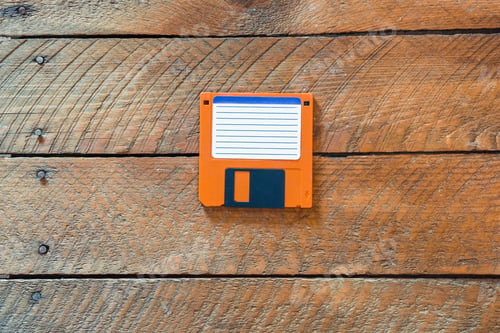 Preview: Orange floppy disk
