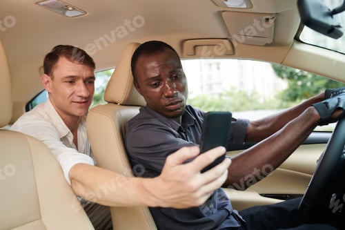 Preview: Passenger Showing Map to Driver