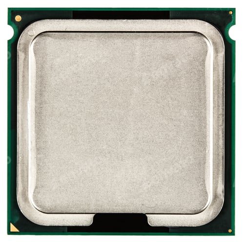 Preview: Computer processor, multicore CPU, isolated on white background