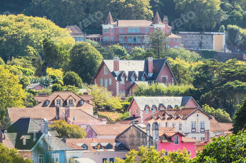 Preview: Houses and palaces in the village of Sintra, Portugal