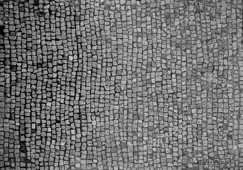 Preview: background of texture made with white mosaic rectangular stones