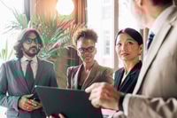 Preview: Business Professionals Meeting in a Modern Office Space