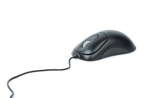 Preview: Stylish black optical computer mouse