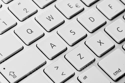 Preview: Detail of keyboard keys of personal computer