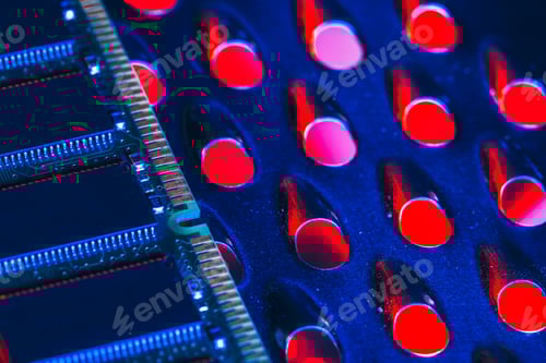 Preview: computer random access memory (RAM) close up