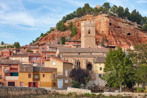Preview: Traditional spanish medieval village of Anento. Zaragoza, Aragon. Spain
