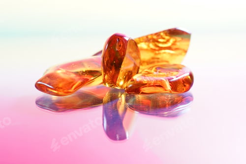Preview: Closeup shot of amber stones