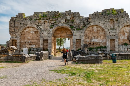 Preview: Perge Ancient City, Antalya - Turkey. April 04, 2019.
