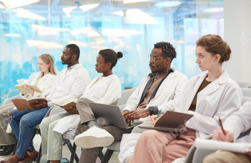 Preview: Multi Ethnic Group of Doctors in Conference