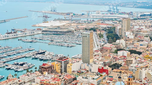 Preview: Panoramic view of Port of Alicante