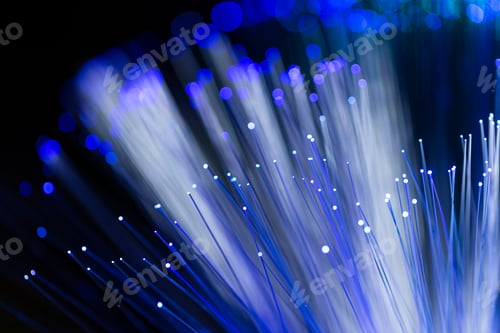 Preview: Internet technology fiber optic background
