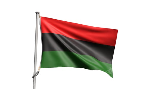 Preview: 19 juneteenth flag waving june month black red green color object africa america human
