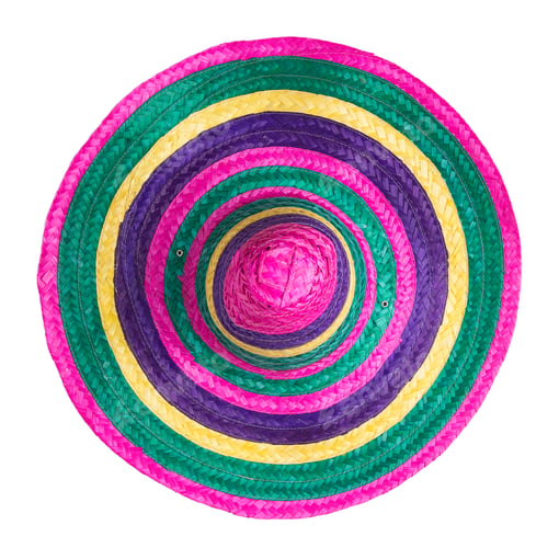 Preview: Mexican straw sombrero
