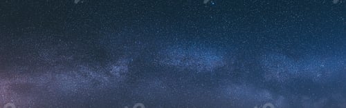 Preview: Real Colorful Night Sky Stars With Milky Way Galaxy. Natural Starry Sky Background. Panorama