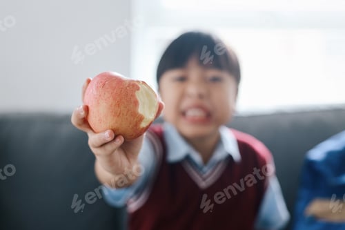 Preview: Kid Eating Apple