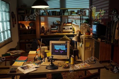Preview: Mixing Retro and Modern Elements in Cozy Home Office