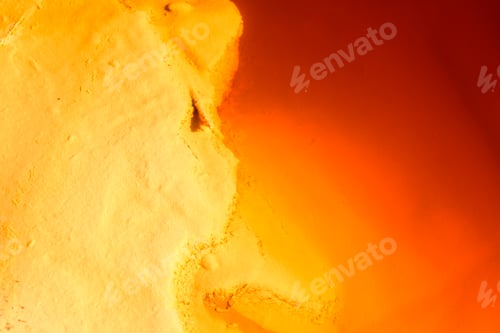 Preview: Abstraction of mineral sediment in red water of river