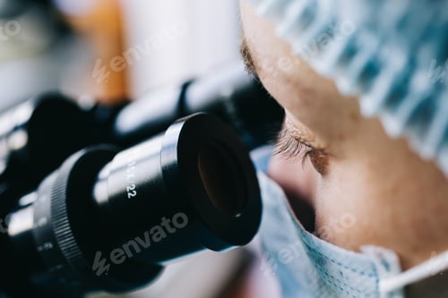 Preview: Close up view of scientist eye